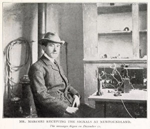 Signals Gallery: Guglielmo Marconi (1874 - 1937), Italian inventor and electrical engineer