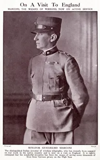 Images Dated 21st May 2021: Guglielmo Marconi (1874 - 1937), Italian inventor and electrical engineer