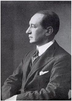 Marconi Prints: Guglielmo Marconi (1874 - 1937), Italian inventor of wireless. Date: 1924