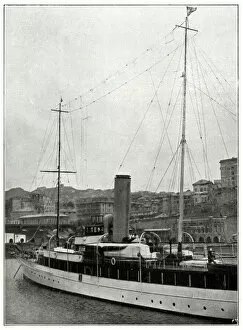 Marconi Collection: Guglielmo Marconi - Radio Project 1930, The Elettra at Genoa