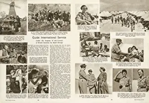 Guide International Serivce (G. I. S. ) - Women leaders in the Gude movement assisting in