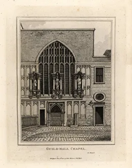 Antiquaries Prints: Guild-hall Chapel, rebuilt in 1440
