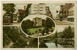 Silent Prints: Guildford, Surrey - Various places of note