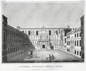 Guildhall Prints: The Guildhall Chapel in 1720 Date: 1720