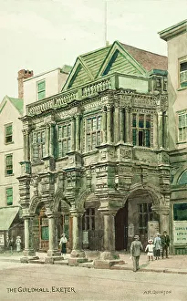 Balustrade Prints: The Guildhall, Exeter, Devon