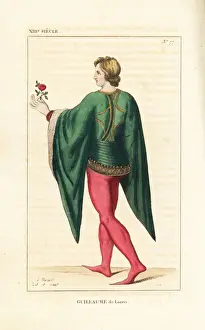 Guillaume de Lorris, French scholar and poet, died 1260