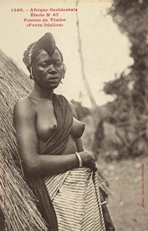 Guinea, Africa - A Fula Woman from Timbo Guinea, Africa - A Fula Woman from Timbo