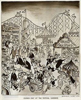 Images Dated 9th January 2012: Guinea Day at the Festival Gardens, Festival of Britain