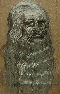 Images Dated 5th August 2007: Guinness Record. Leonardo da Vini portrait with nails done