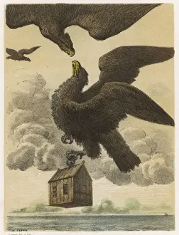 Gullivers Prints: Gulliver / Eagle / House