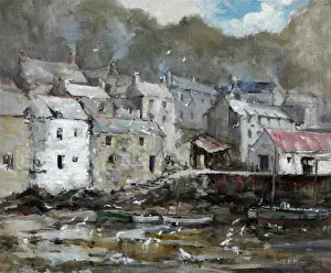 Emily Prints: The Gulls, Polperro