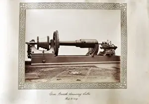 Lathe Prints: Gun breech screwing lathe