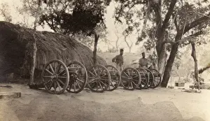 Gun parts of ANR on Rufiji River, East Africa, WW1