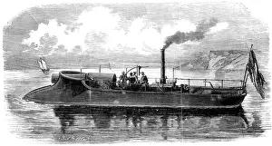 Gunboats on Seine / 1870