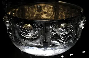The Gundestrup cauldron. Silver vessel. 200 BC and 300 AD. F