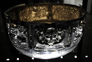 Aars Gallery: The Gundestrup cauldron. Silver vessel. 200 BC and 300 AD. E