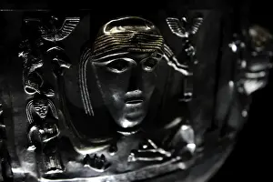 The Gundestrup cauldron. Silver vessel. 200 BC and 300 AD. G