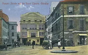 Gunners Parade and Royal Theatre, Gibraltar