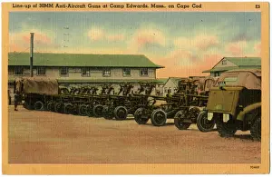Fortes Prints: Guns at Camp Edwards, Cape Cod, Massachusetts, USA