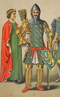 Fourteenth Prints: Gunther von Schwarzburg (ca. 1304-1349). King