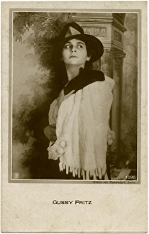 Images Dated 8th April 2016: Gussy Fritz - German Silent Movie star of the 1910s
