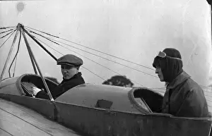 Gustav W Hamel and Miss Trehawke Davies