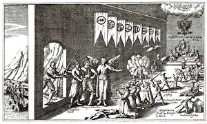 Gustavus Adolphus lands at Peenemunde to fight for the Protestant cause against
