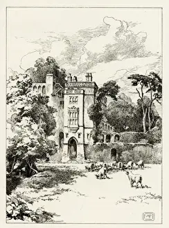 Flock Prints: Guys Cliffe House, Warwickshire