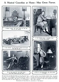 Antiques Prints: Gwen Farrar at home