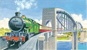 Alan Prints: GWR Castle Class No. 7017 ?G. J. Churchward?