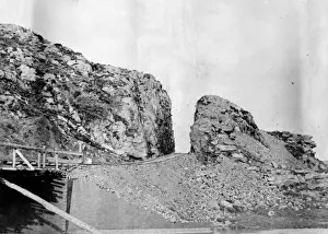 Dyfed Prints: GWR cutting at Treffgarne, Pembrokeshire, South Wales