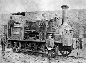 GWR locomotive, Treffgarne, Pembrokeshire, South Wales