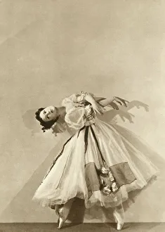 Pointe Prints: Gwyneth Mathews, ballerina in Apparitions, Vic-Wells Ballet