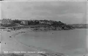Falmouth Prints: Gyllyngvase Beach, Falmouth