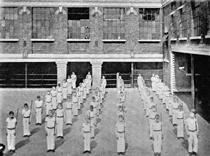 Limehouse Prints: Gymnasium at Barnardos Leopold House Home, Limehouse, Londo