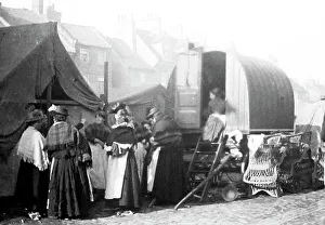 Gypsies at the Sheep Fair, Yarm on Tees in the early 1880s