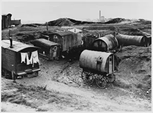Caravans Prints: Gypsy Caravans C. 1905