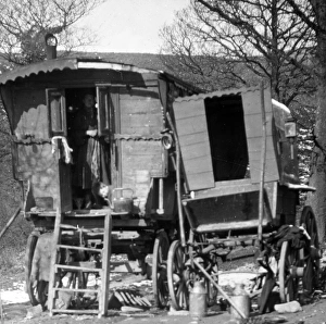 Gypsy encampment near Pontypool, South Wales