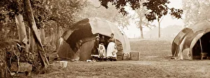 A gypsy encampment, Victorian period