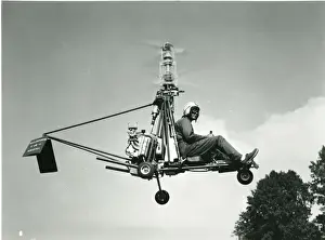 Helicopters Prints: Gyrodyne XRON-1 Rotorcycle