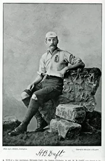 Sportsman Collection: H B Daft, English footballer and cricketer
