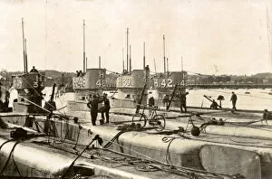 Submarines Collection: H Class submarines at Torquay, Devon