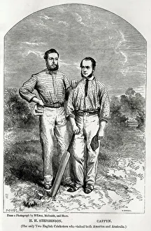 Visited Prints: H H Stephenson and Billy Caffyn, English cricketers