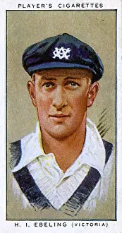 H I Ebeling, Australian cricketer, Victoria