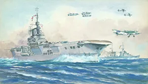 H. M. Aircraft Carrier Formidable, naval ships