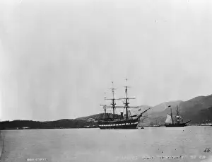 Barbados Prints: H. M. S. Challenger, St. Thomas, West Indies 1873