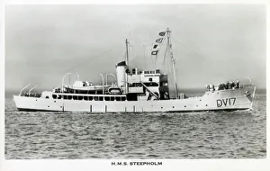 Disposal Prints: H. M. S. Steepholm (DV17) - Isles-class trawler