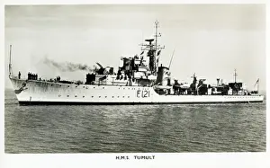 H. M. S. Tumult (F121) - Type 16 fast anti-submarine frigate