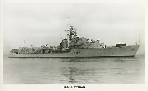 Richardson Prints: H. M. S. Tyrian (F67) - S-class destroyer