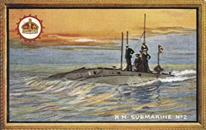 Images Dated 1st August 2011: H M Submarine Number 2